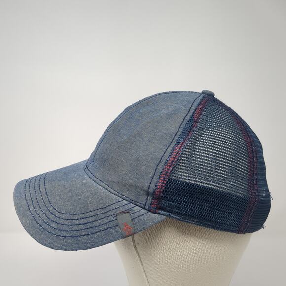 Penguin by Munsingwear Trucker Hat Blue One Size Adjustable Mesh Back - Picture 3 of 8
